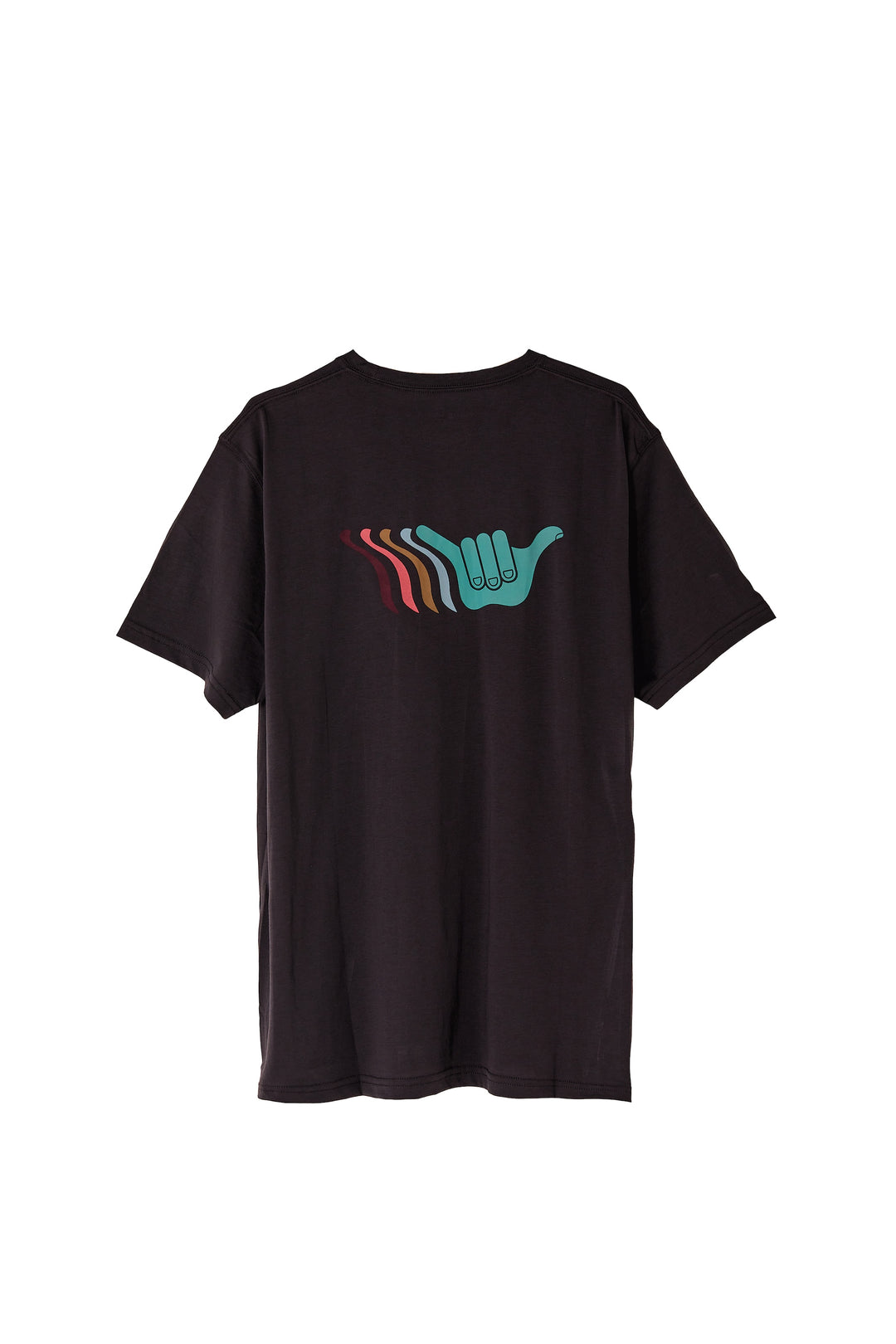 Eighty Two Organic PIMA Tee - Black Washed - Hang Loose#color_black-washed
