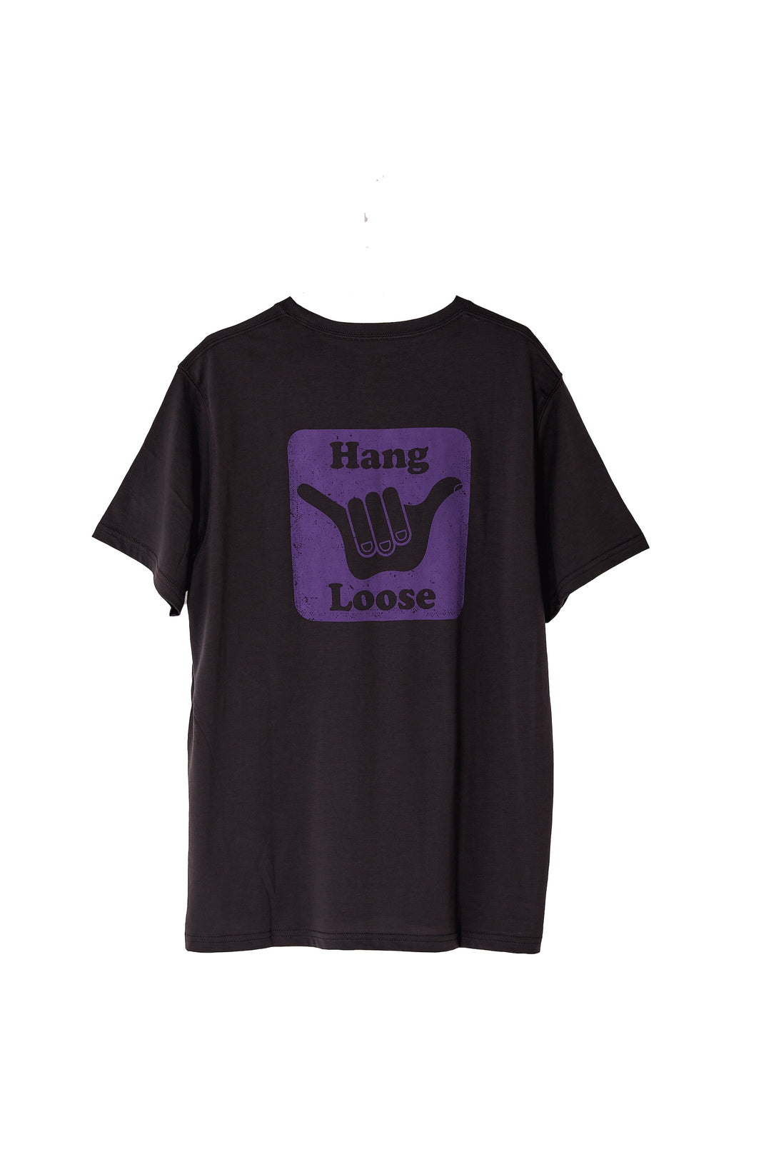Back Organic PIMA Tee – Black Washed - Hang Loose#color_black-washed