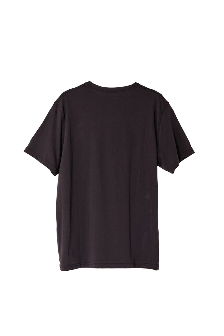 Square Organic PIMA Tee - Black Washed - Hang Loose#color_black-washed