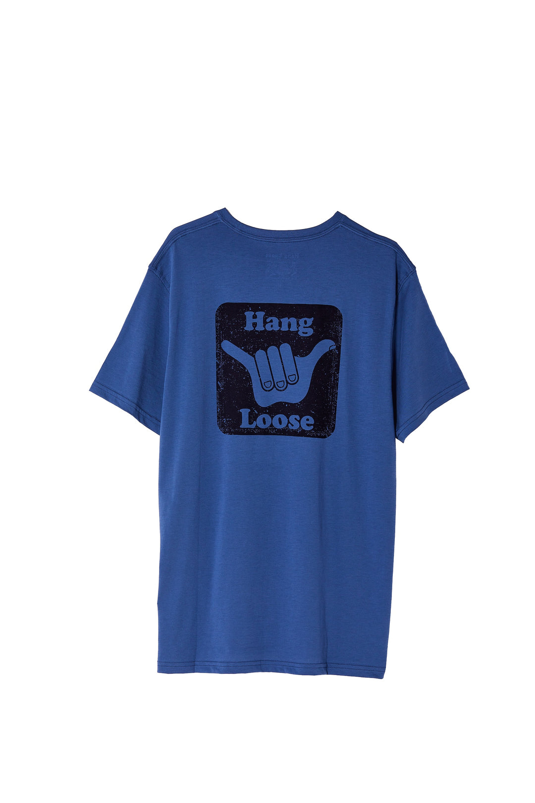 Back Organic PIMA Tee – Pacific Blue - Hang Loose#color_pacific-blue