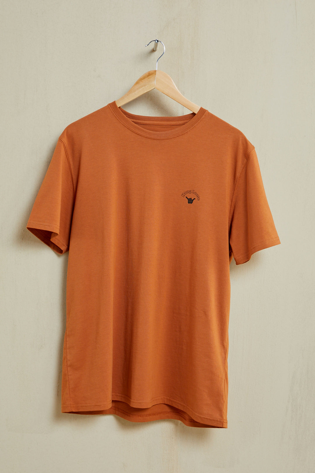 Trust Organic PIMA Tee – Brick - Hang Loose#color_brick