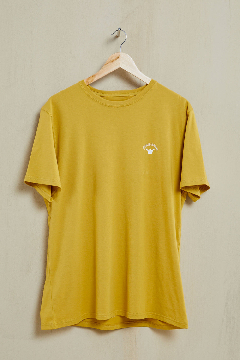 Trust Organic PIMA Tee – Mustard - Hang Loose#color_mustard