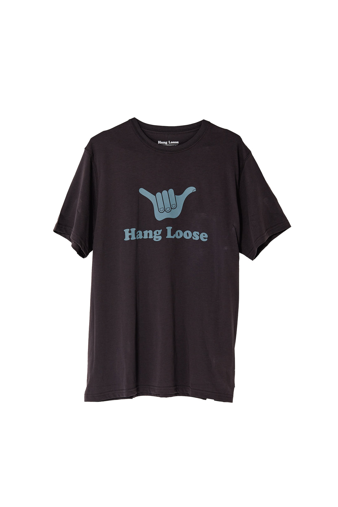 The Looger Organic PIMA Tee – Black Washed - Hang Loose#color_black-washed