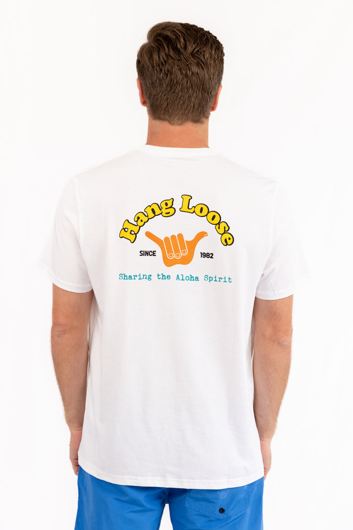 Trust Organic PIMA Tee – White - Hang Loose#color_white