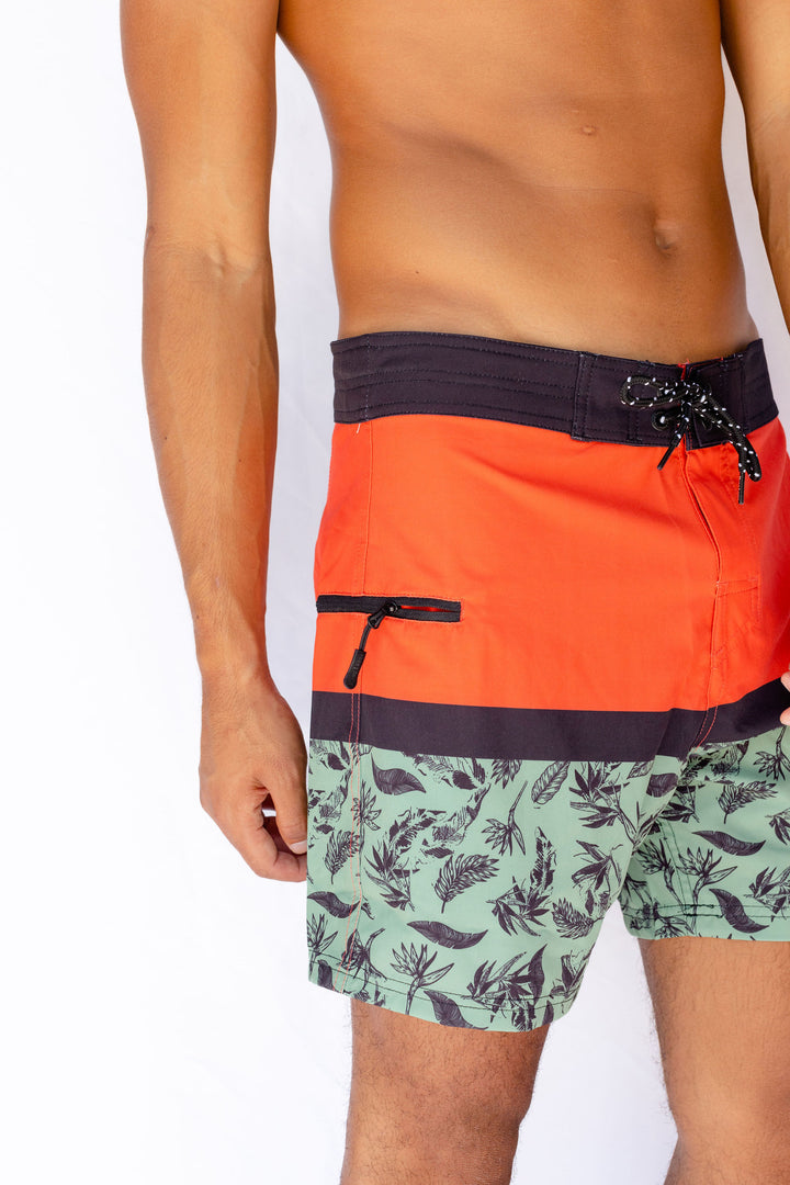 Kauai Boardshort - Brick Olive