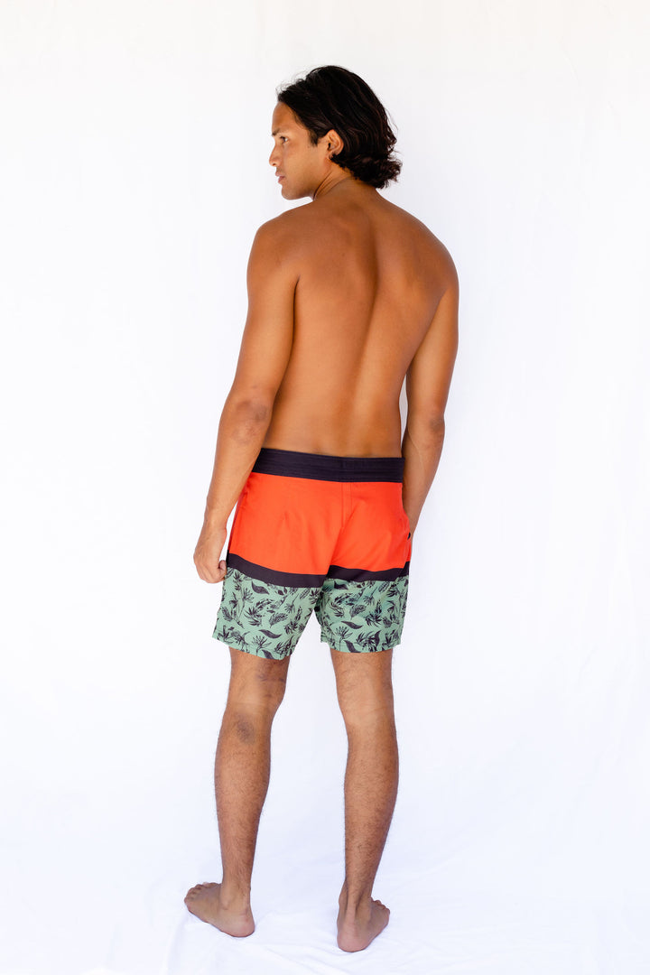 Kauai Boardshort - Brick Olive