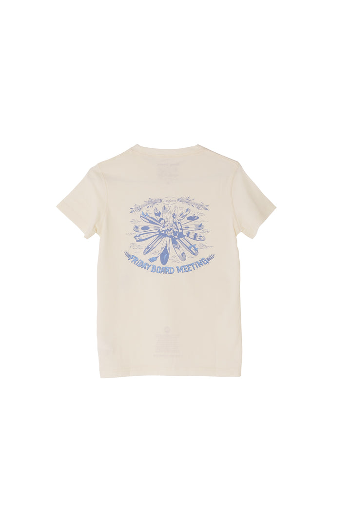 Board Meeting Kids PIMA Tee – Off White - Hang Loose#color_off-white