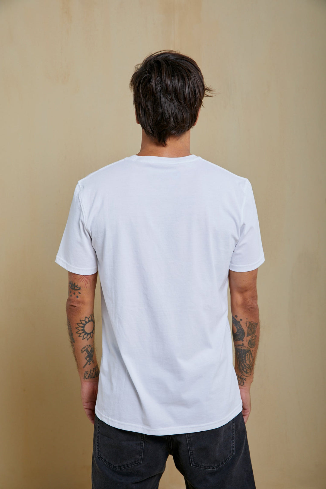 Aloha Organic PIMA Tee – White - Hang Loose#color_white