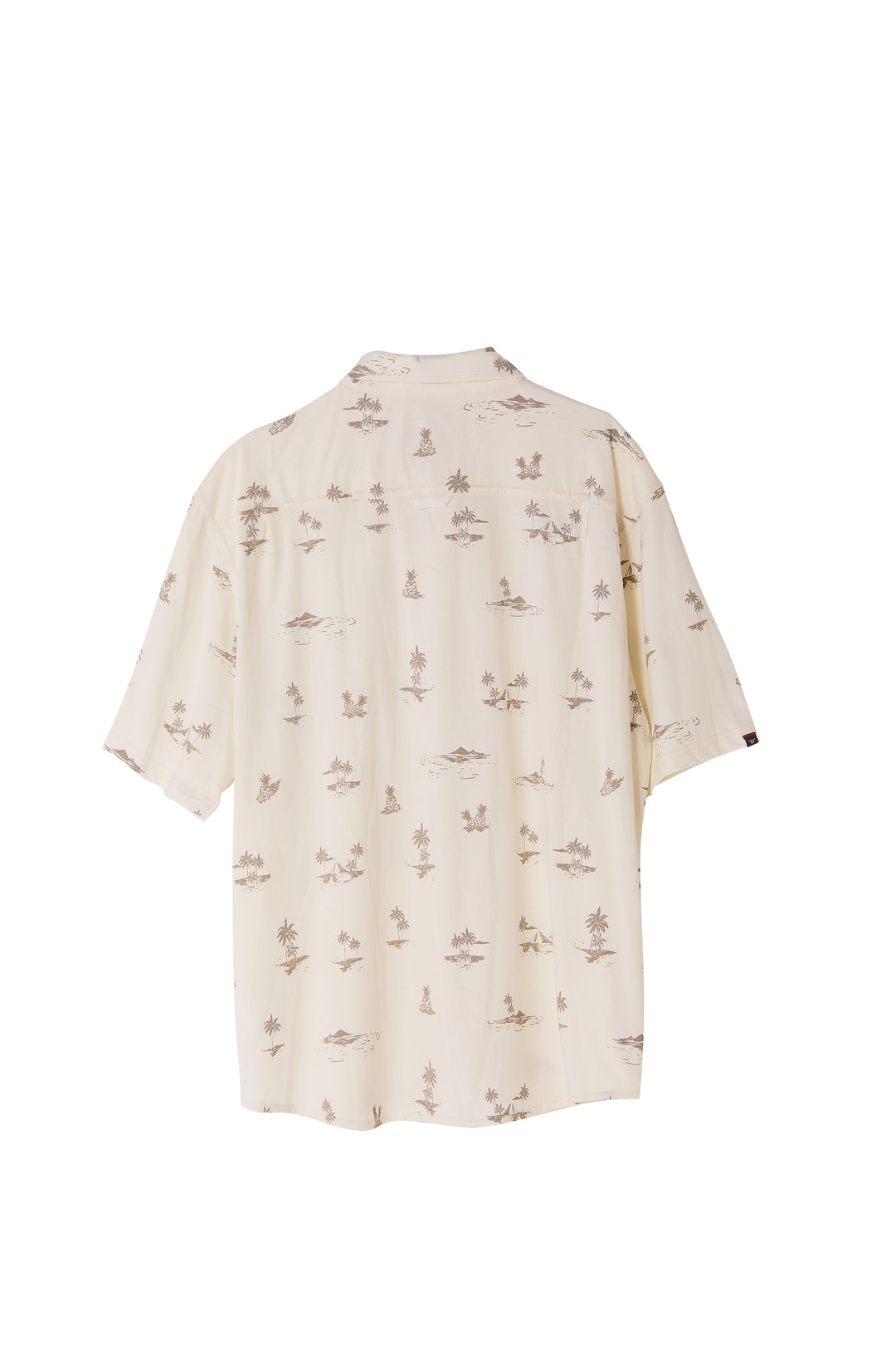 Waimea Organic PIMA Shirt - Off White - Hang Loose#color_off-white