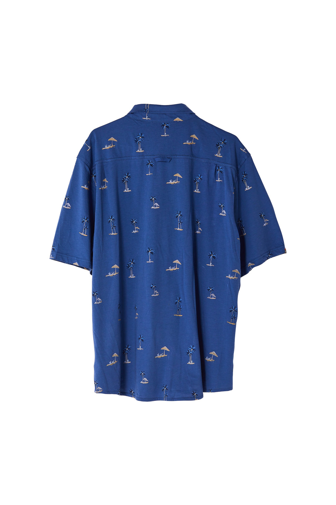 Waimea Organic PIMA Shirt - Pacific Blue  - Hang Loose#color_pacific-blue