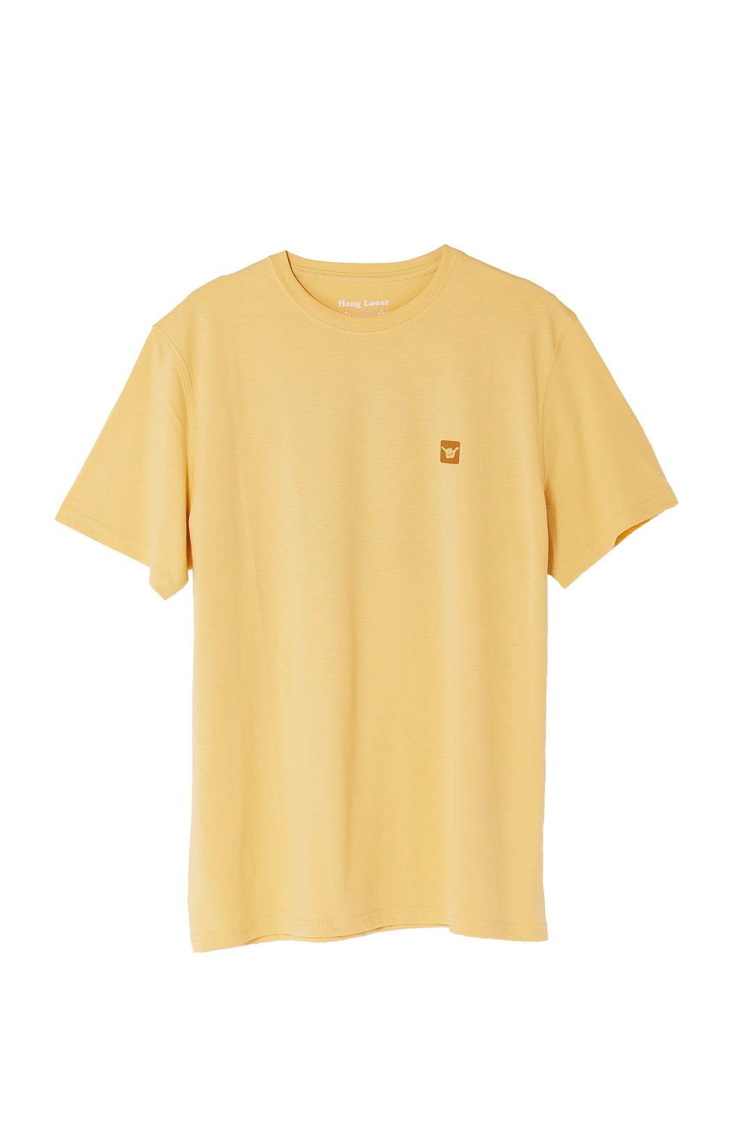 Back Organic PIMA Tee – Straw - Hang Loose#color_straw