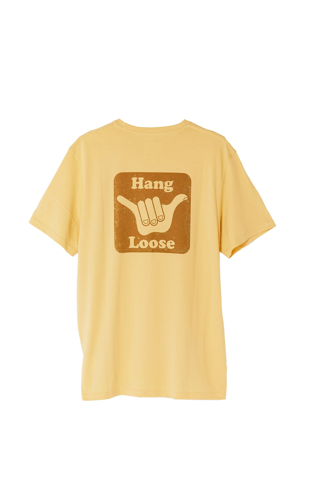 Back Organic PIMA Tee – Straw - Hang Loose#color_straw