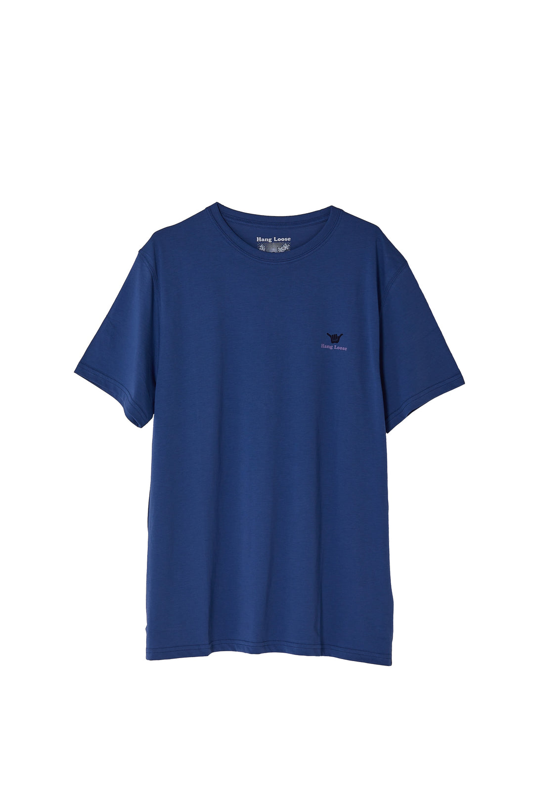 Eighty Two Organic PIMA Tee - Pacific Blue - Hang Loose#color_pacific-blue