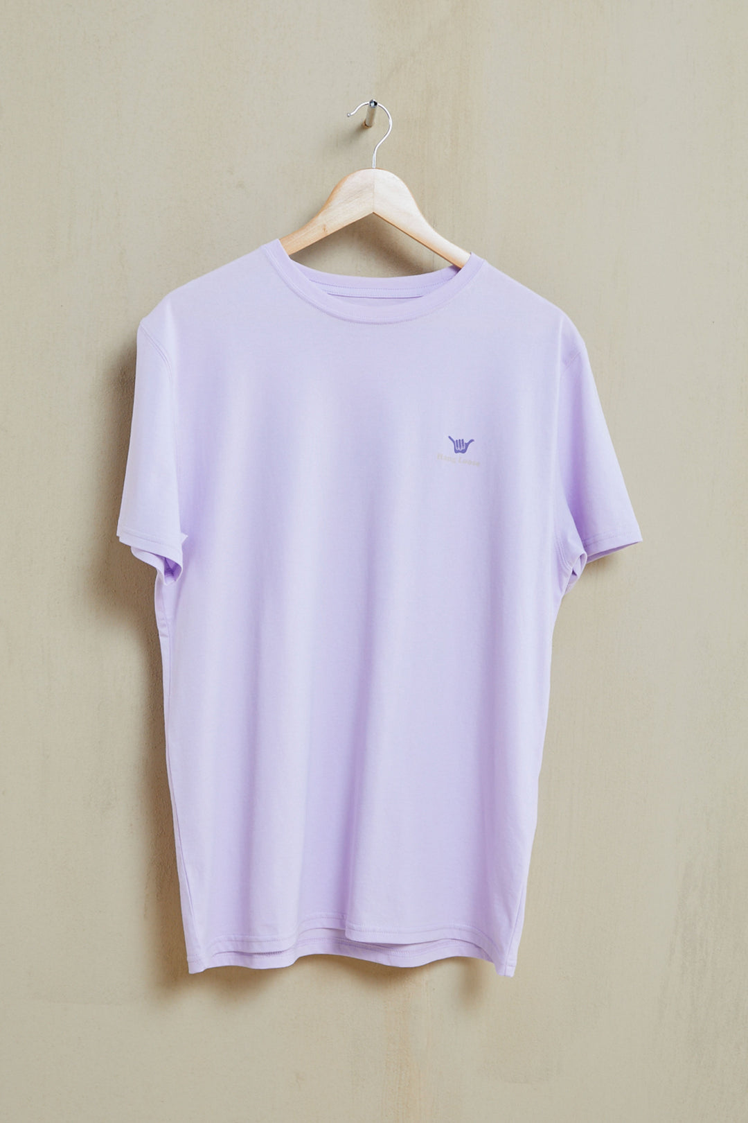 Eighty Two Organic PIMA Tee - Lilac  - Hang Loose#color_lilac