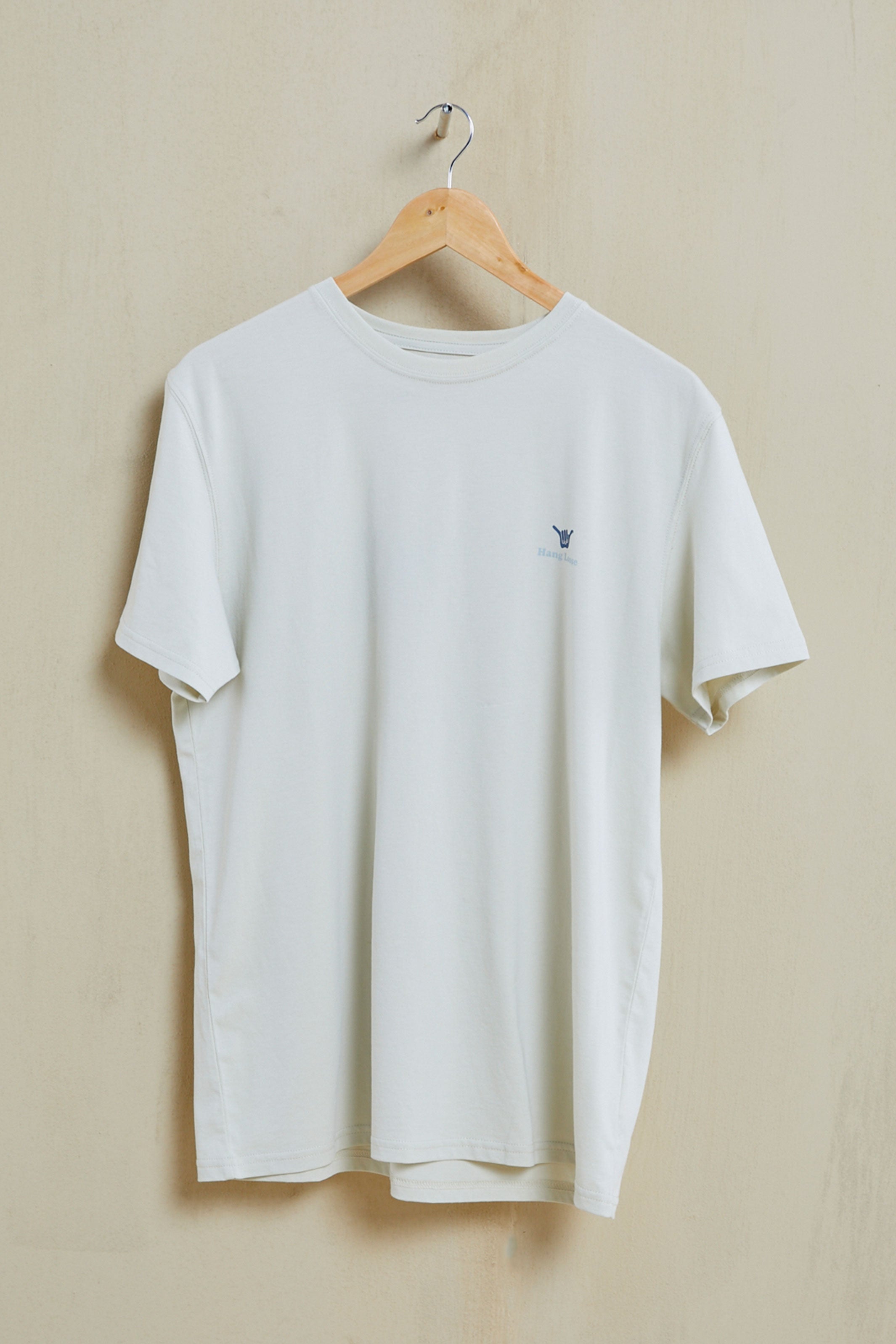 Eighty Two Organic PIMA Tee - Off White - Hang Loose#color_off-white