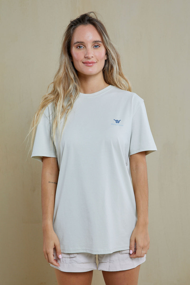 Eighty Two Organic PIMA Tee - Off White - Hang Loose#color_off-white