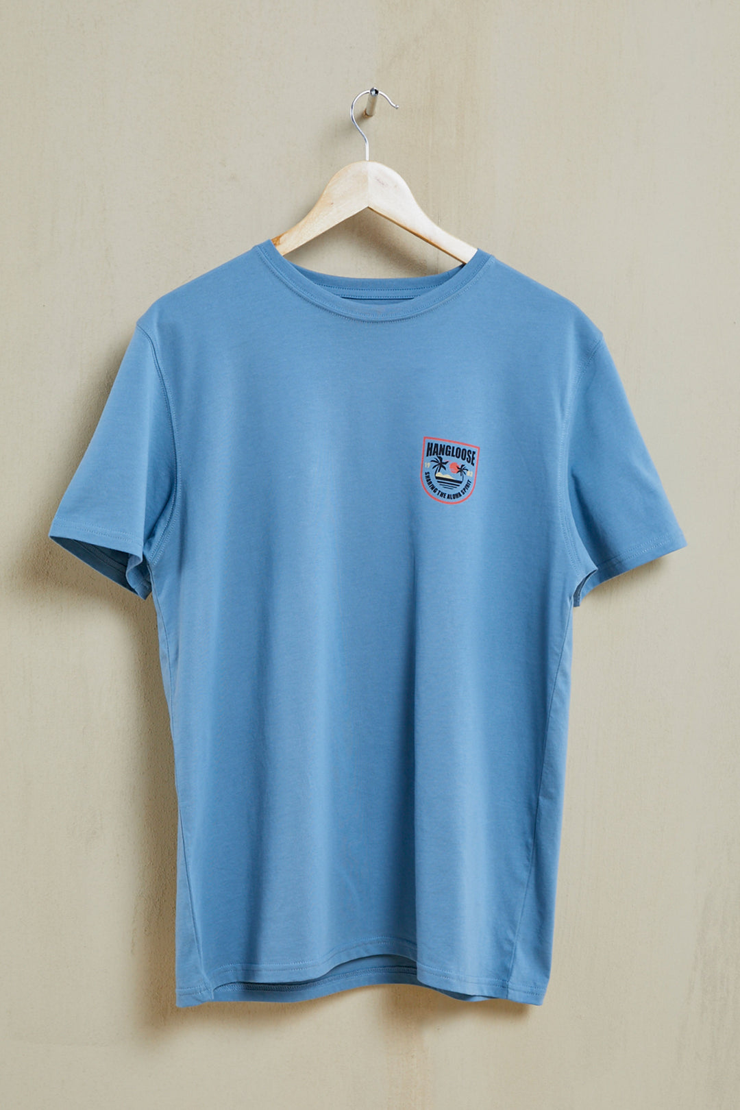 Shape Organic PIMA Tee – Slate Blue - Hang Loose#color_slate-blue