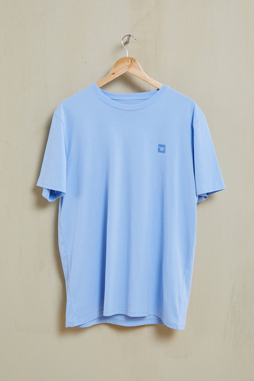 Back Organic PIMA Tee – Light Blue - Hang Loose#color_light-blue