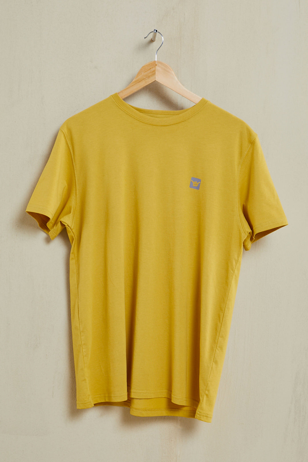 Back Organic PIMA Tee – Mustard - Hang Loose#color_mustard