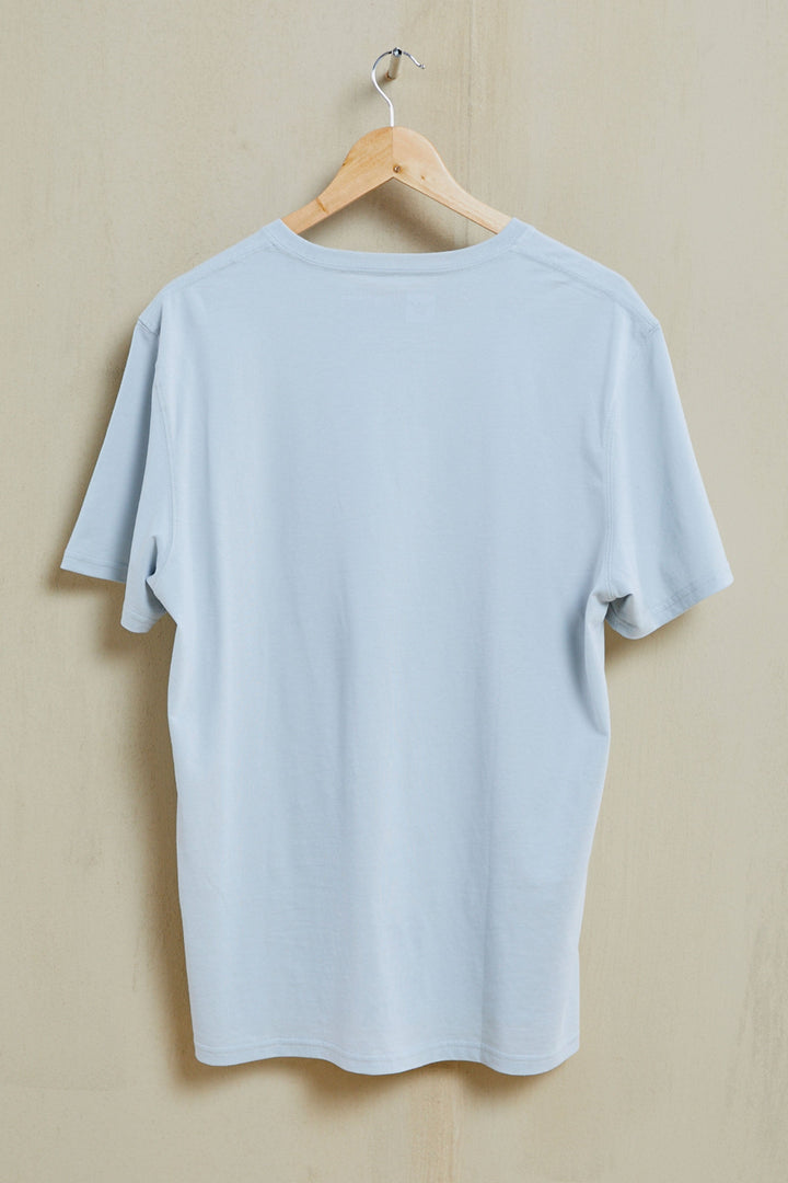 Square Organic PIMA Tee - Grey - Hang Loose#color_grey