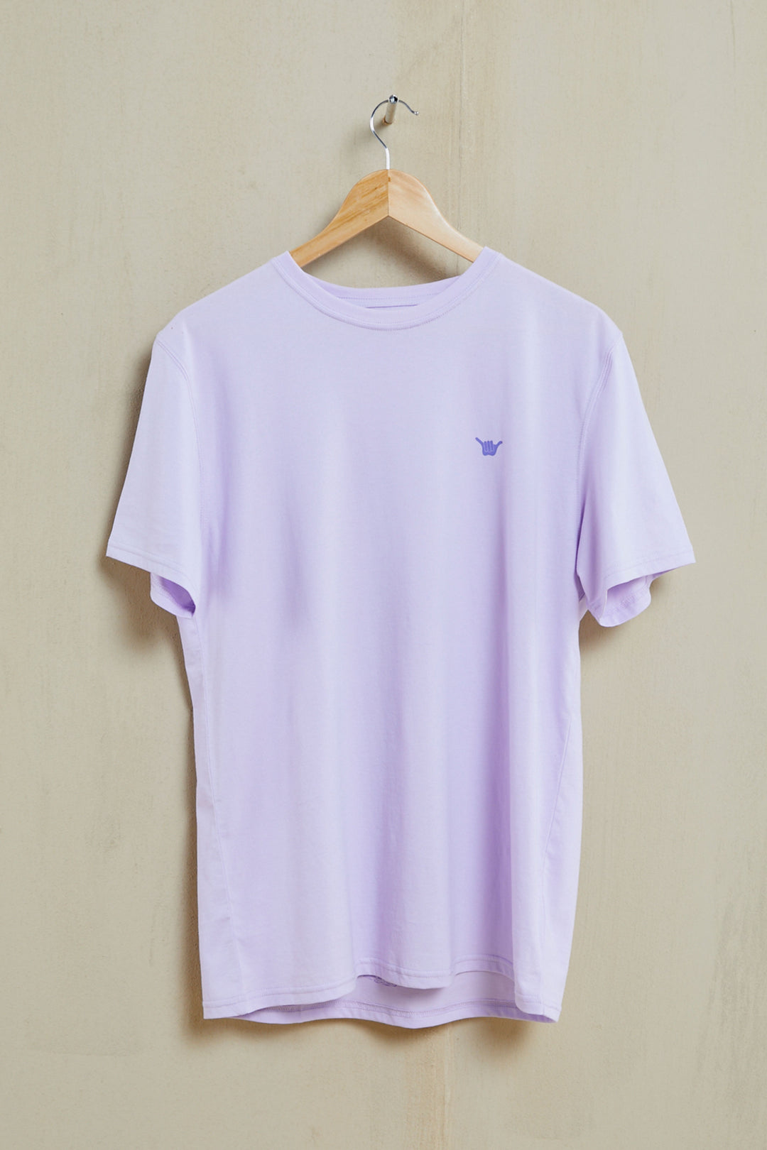 Square Organic PIMA Tee - Lilac - Hang Loose#color_lilac