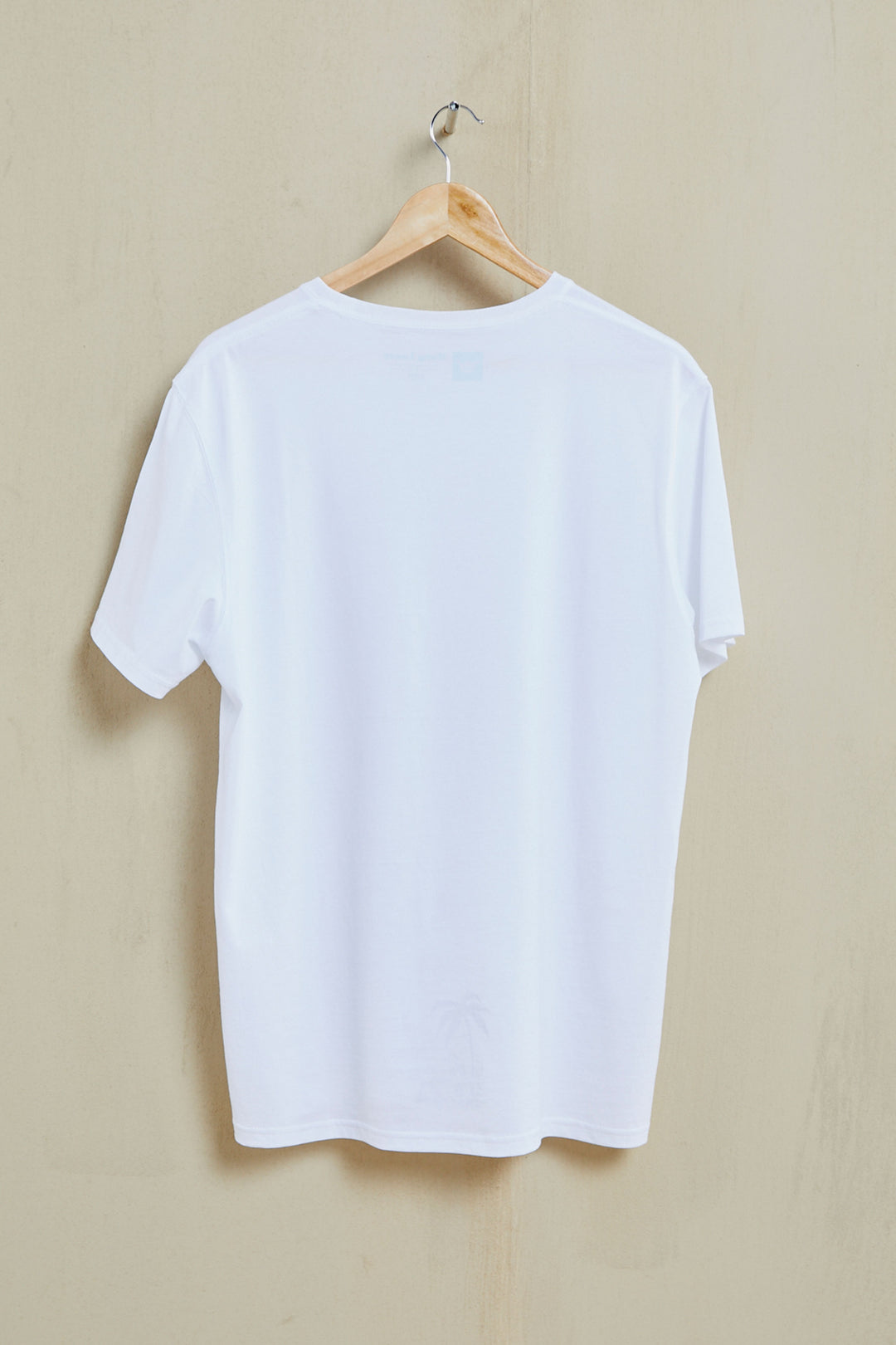 Square Organic PIMA Tee - White - Hang Loose#color_white