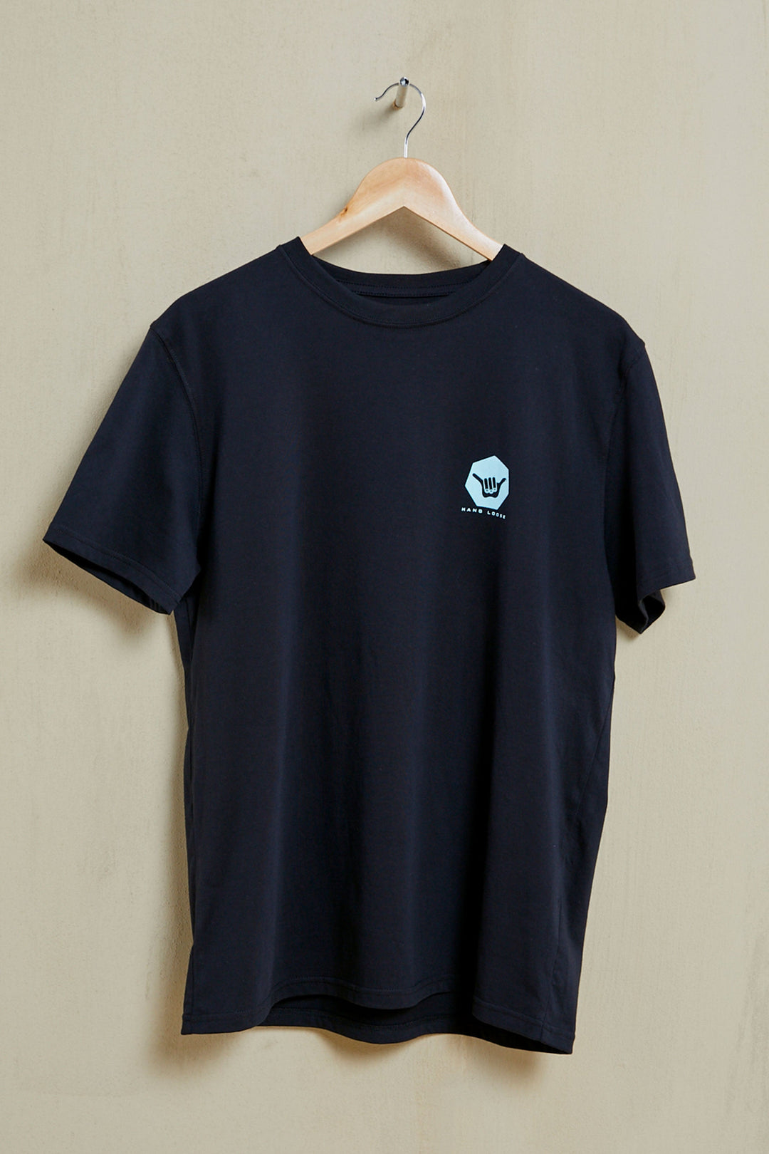 Aloha Organic PIMA Tee – Black - Hang Loose#color_black