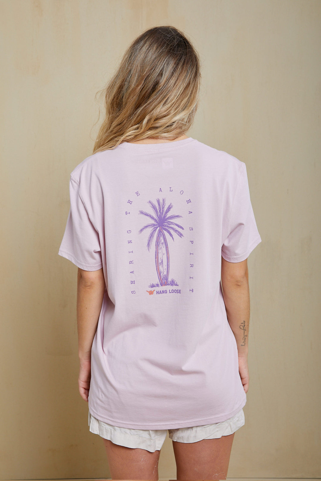 One World Organic PIMA Tee – Orchid - Hang Loose#color_orchid