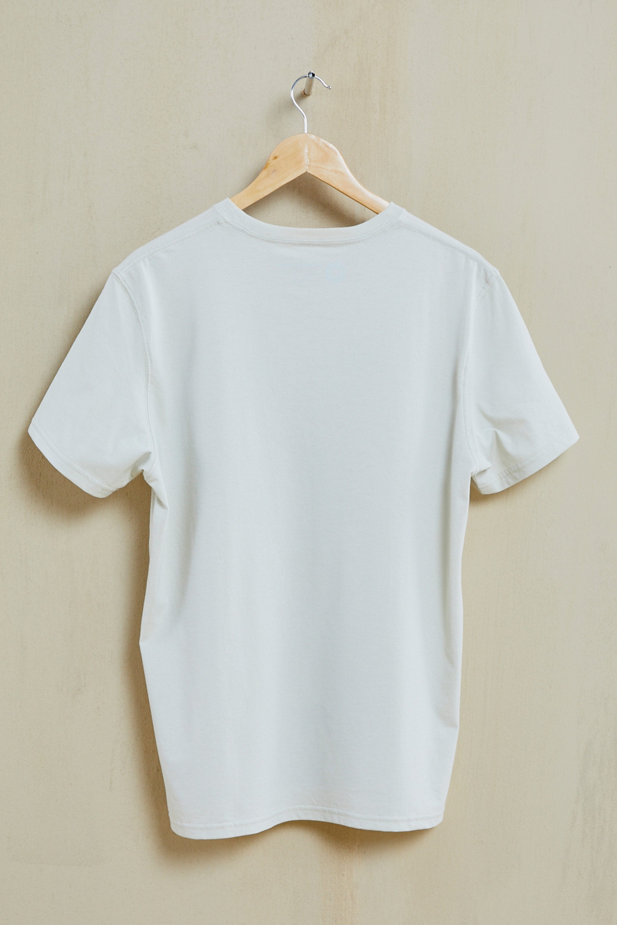 Sunset Organic PIMA Tee - Off White - Hang Loose#color_off-white