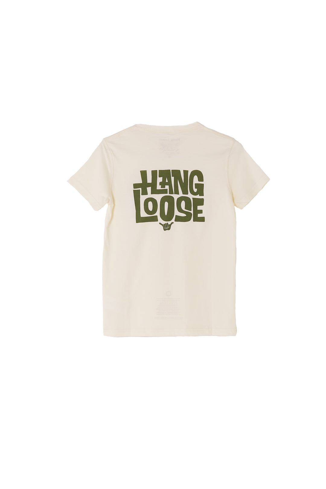 Loco Kids PIMA Tee – Off White - Hang Loose#color_off-white