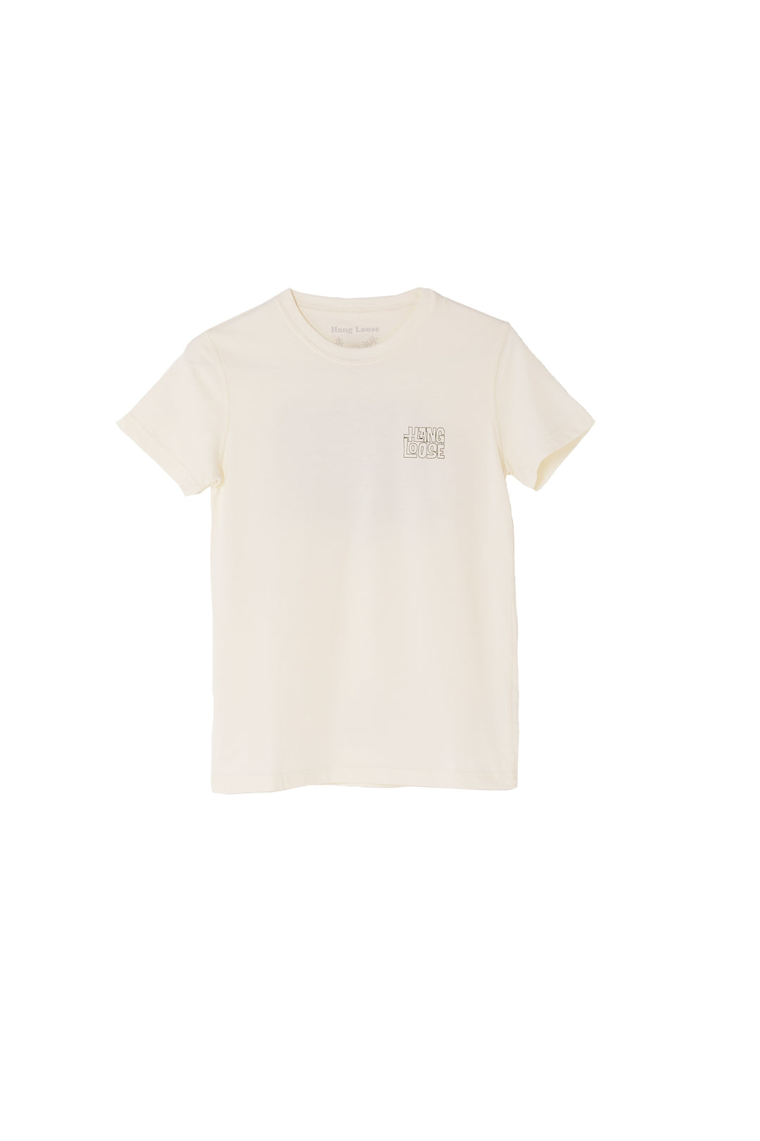 Loco Kids PIMA Tee – Off White - Hang Loose#color_off-white