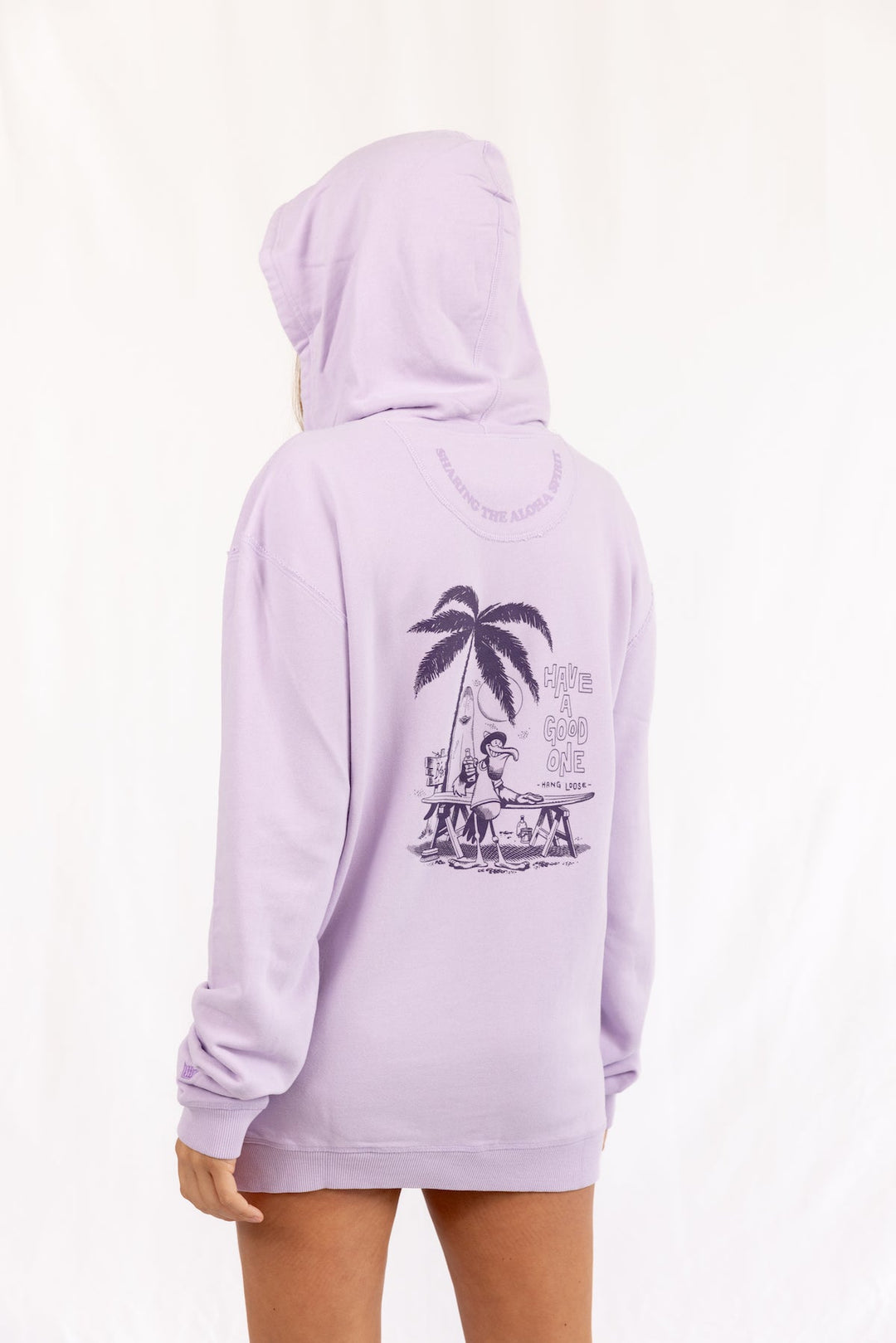 Pelikan PIMA Cotton Hoodie - Lilac - Hang Loose#color_lilac