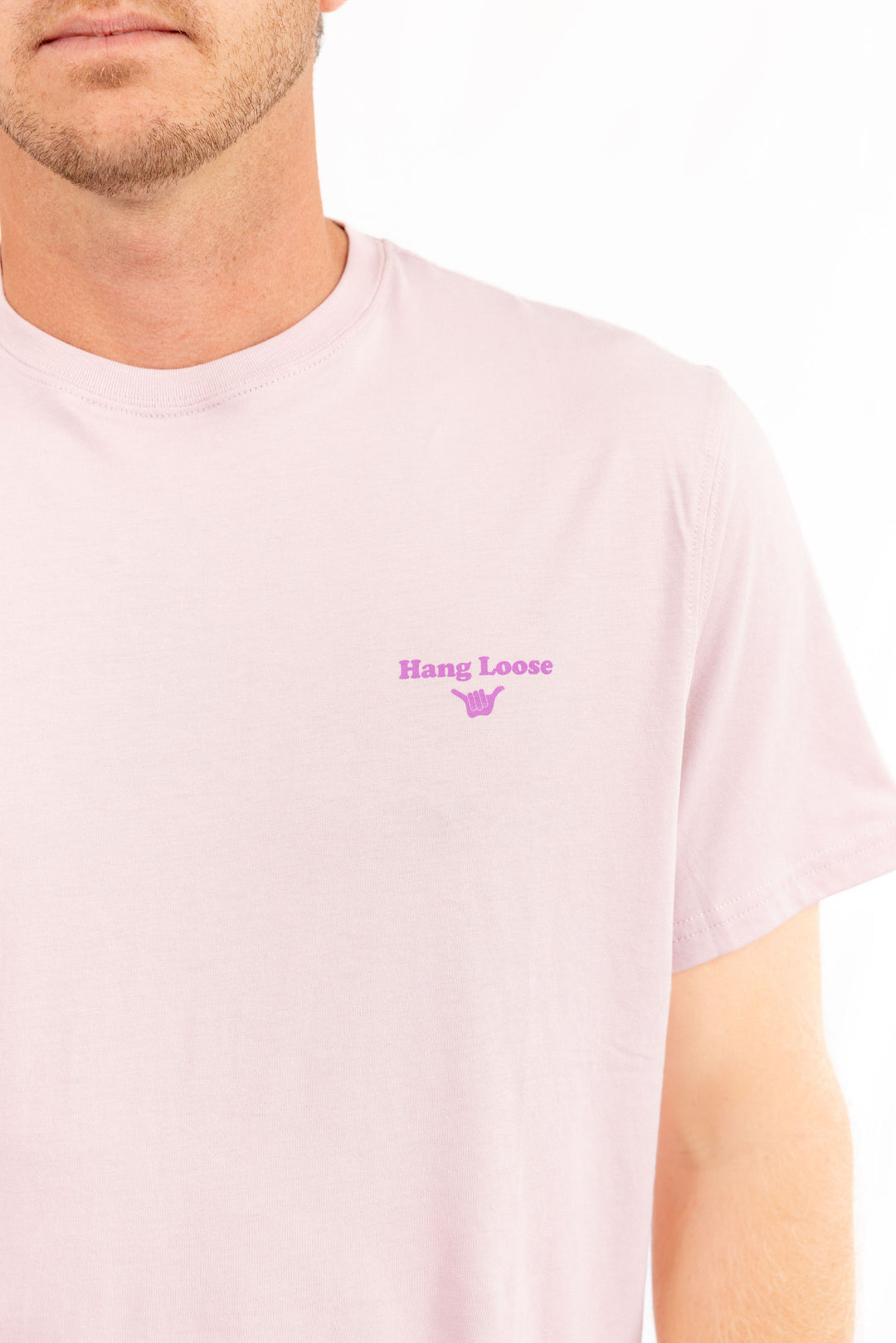 Over Organic PIMA Tee - Orchid - Hang Loose#color_orchid