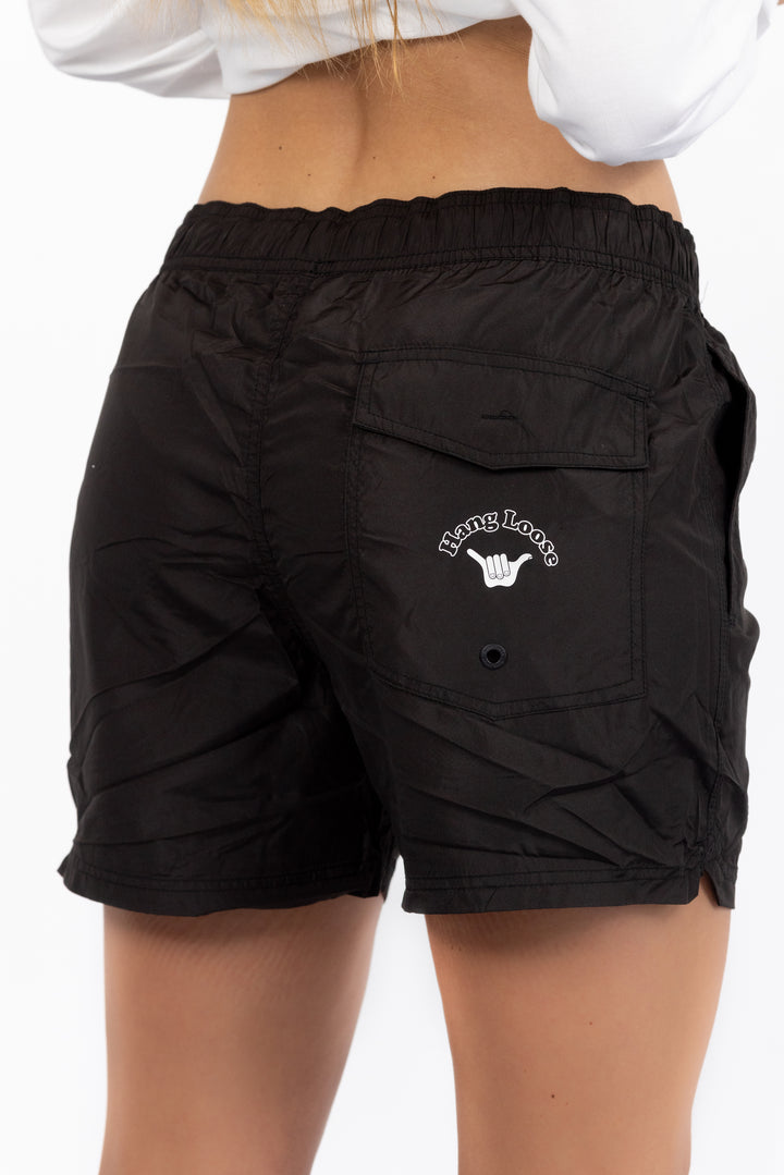 Beach Volley  Boardshort  - Black - Hang Loose#color_black