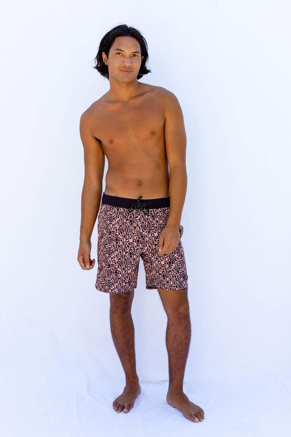 Chesster Boardshort  - Brick - Hang Loose#color_chesster-brick