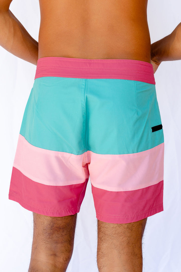 Tri Band  Boardshort  - Brick Green - Hang Loose#color_brick-green