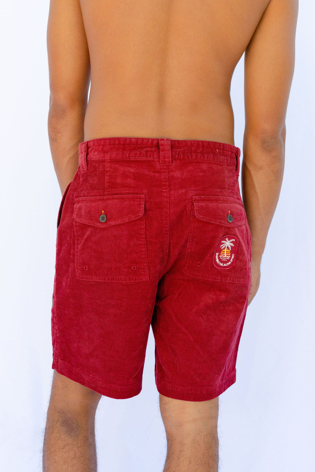 Hang Loose - Walkshort UT Corduroy - Smoked Brick#color_smoked-brick