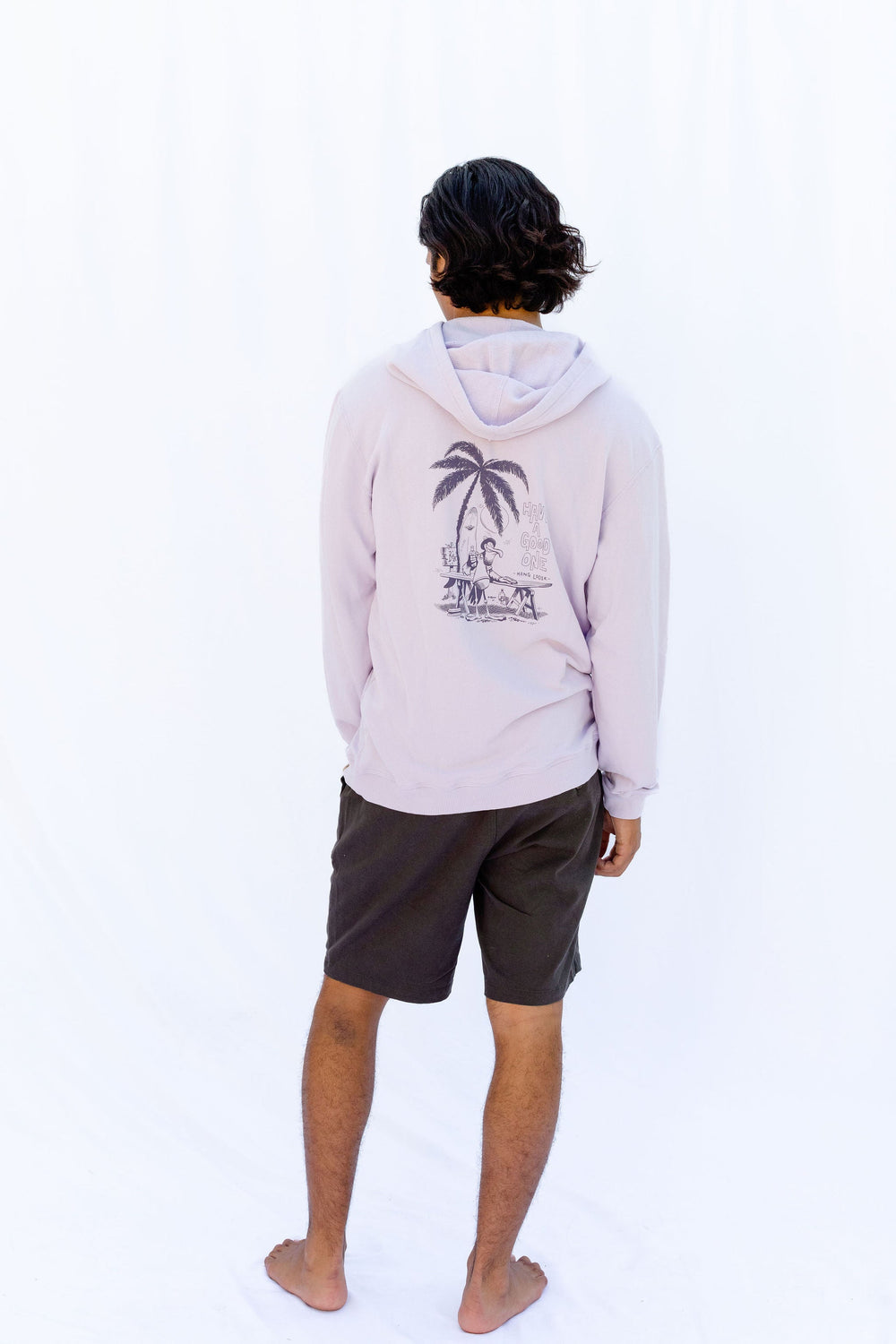 Pelikan PIMA Cotton Hoodie - Lilac - Hang Loose#color_lilac