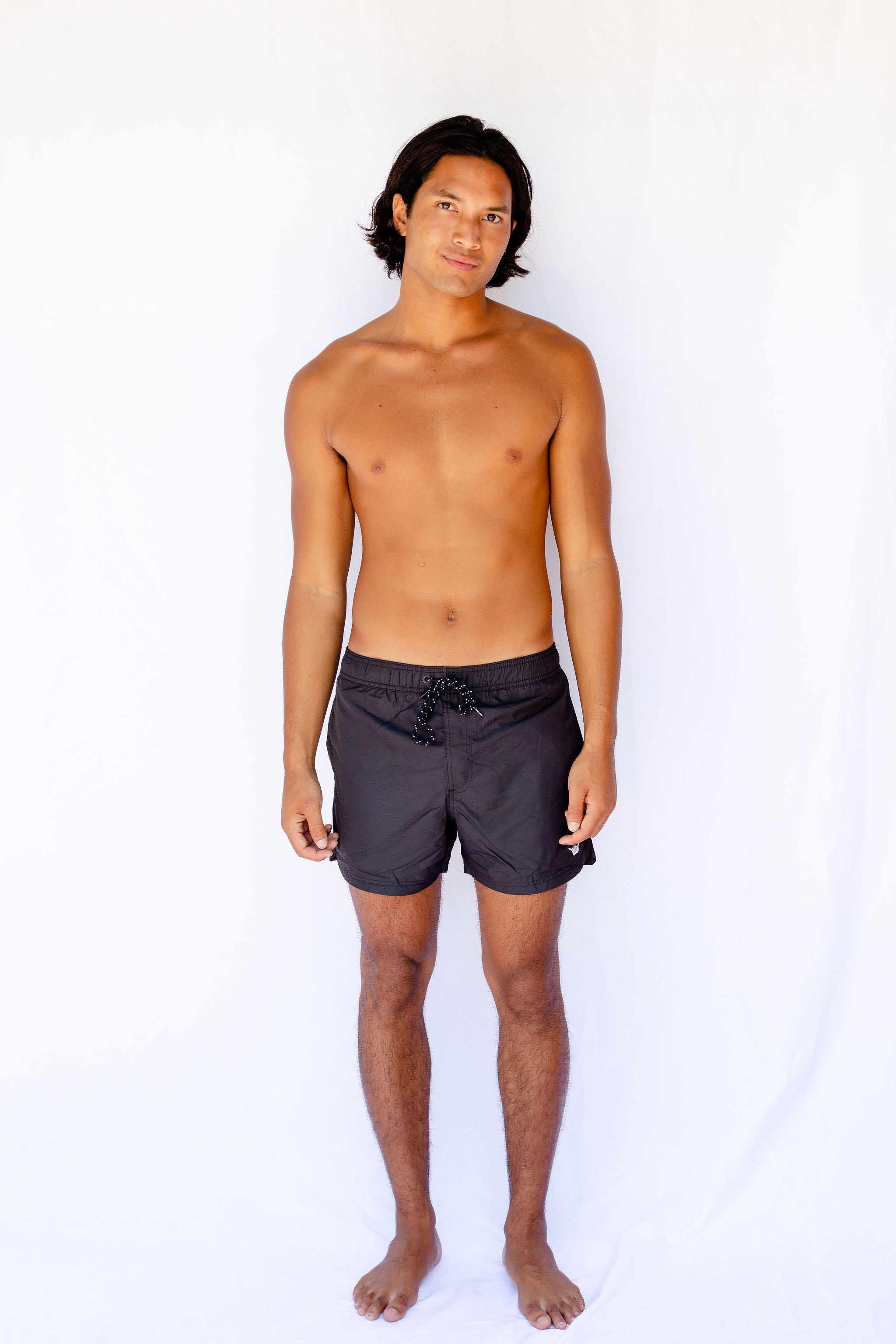 Beach Volley  Boardshort  - Black - Hang Loose#color_black