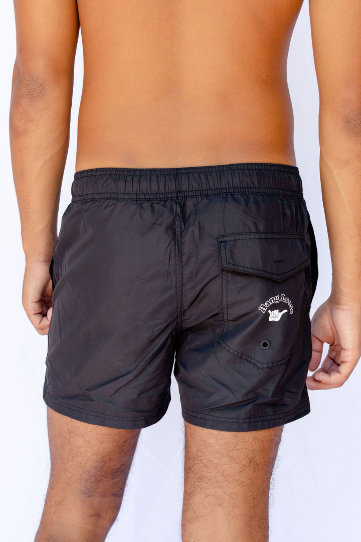 Beach Volley  Boardshort  - Black - Hang Loose#color_black