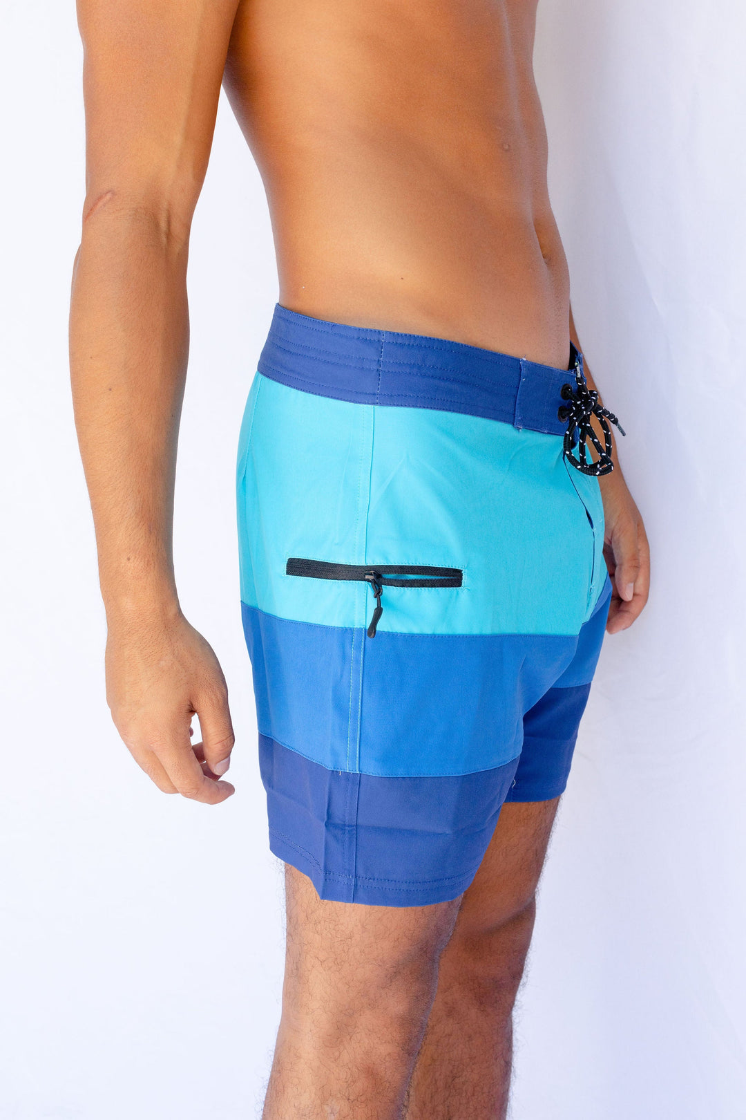 Tri Band  Boardshort  - Blue Light Blue - Hang Loose#color_blue-light-blue