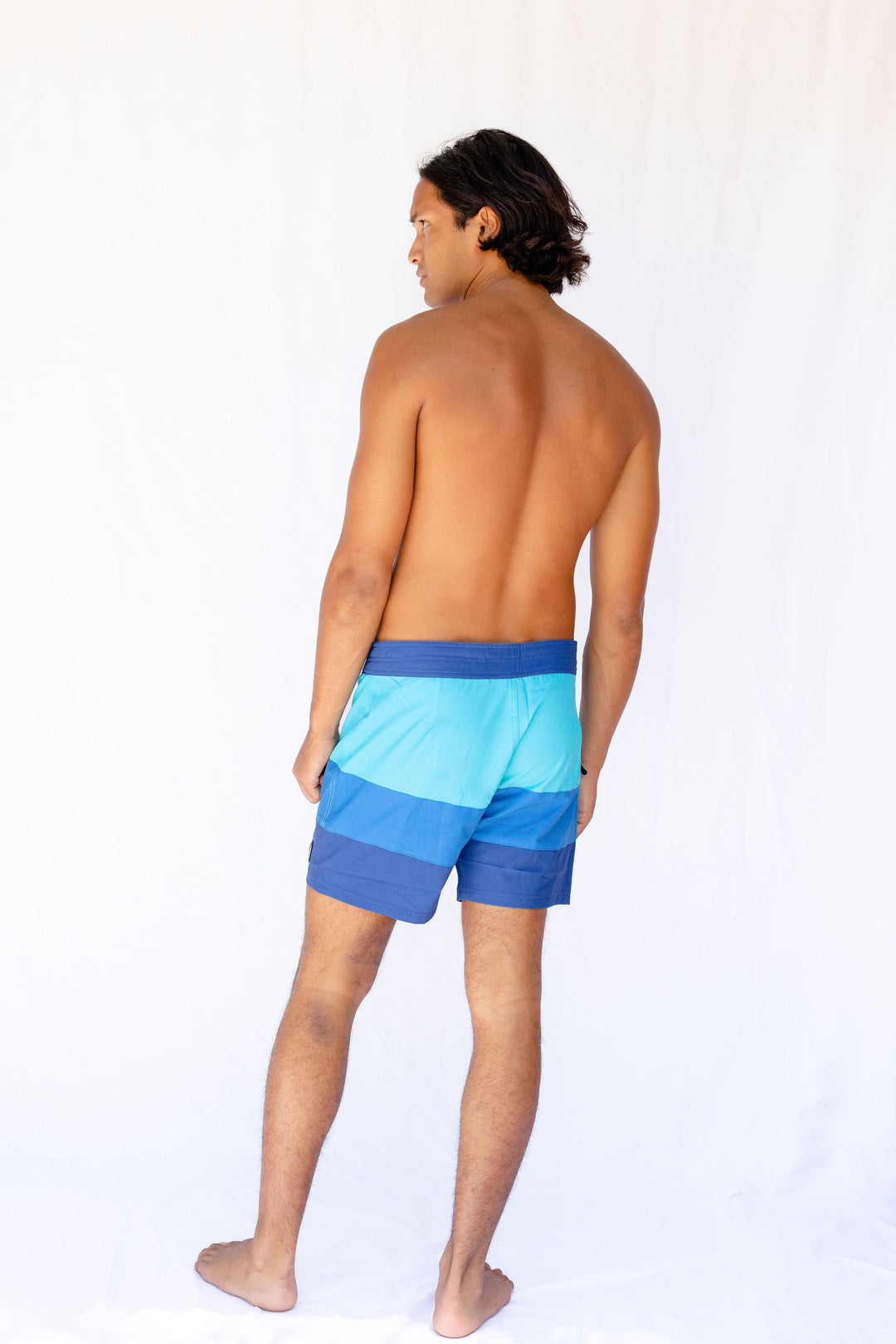 Tri Band  Boardshort  - Blue Light Blue - Hang Loose#color_blue-light-blue