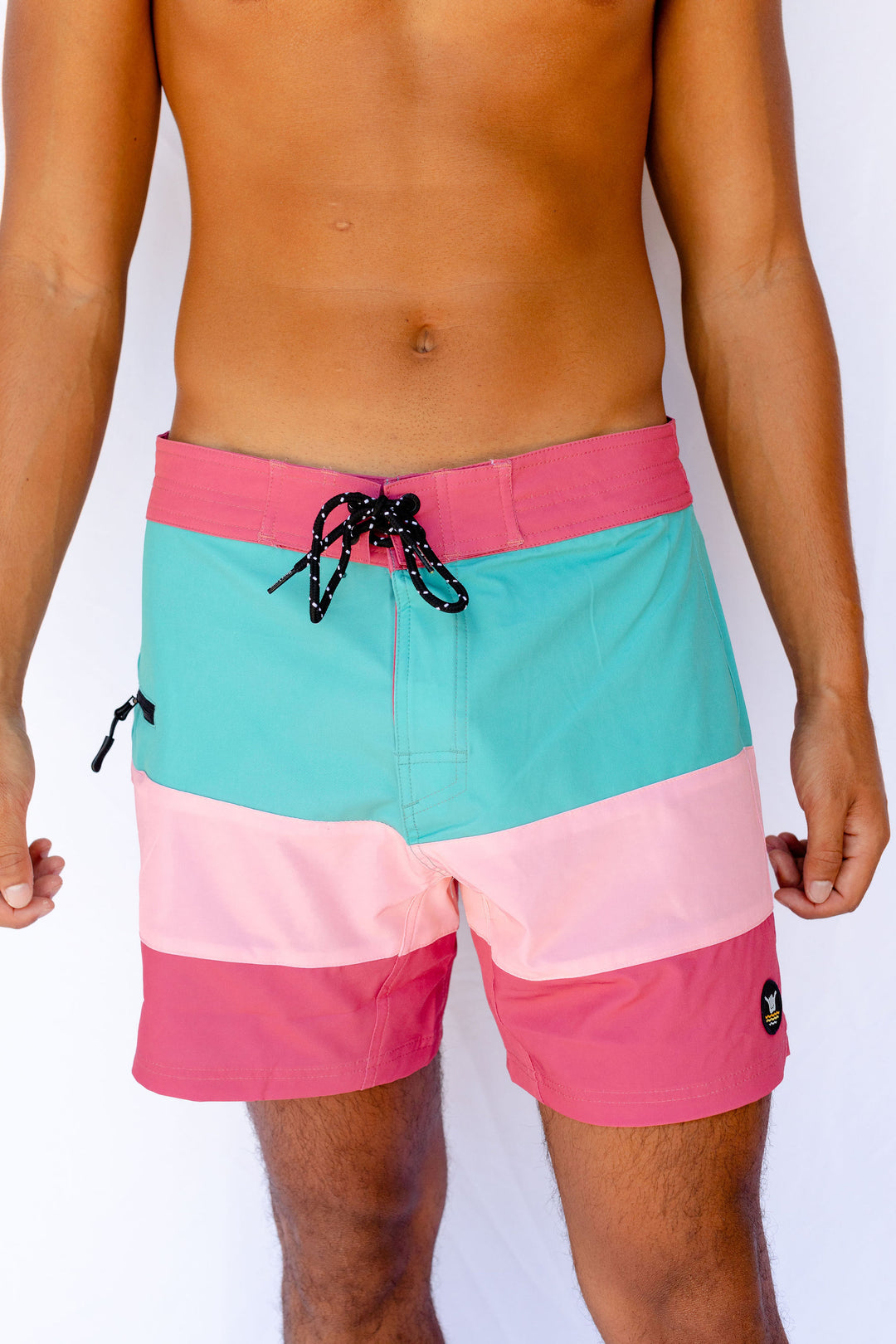 Tri Band  Boardshort  - Brick Green - Hang Loose#color_brick-green