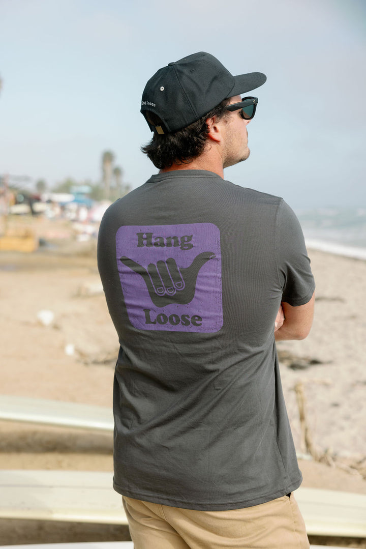 Back Organic PIMA Tee – Black Washed - Hang Loose#color_black-washed