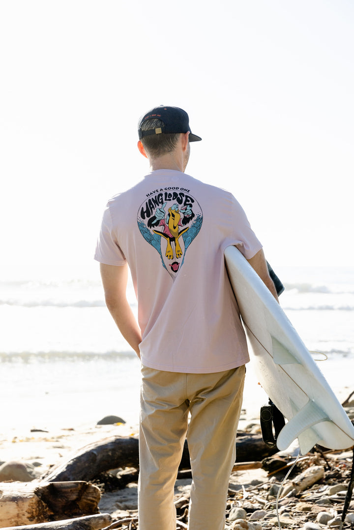 Pelikan Organic PIMA Tee - Orchid - Hang Loose#color_orchid