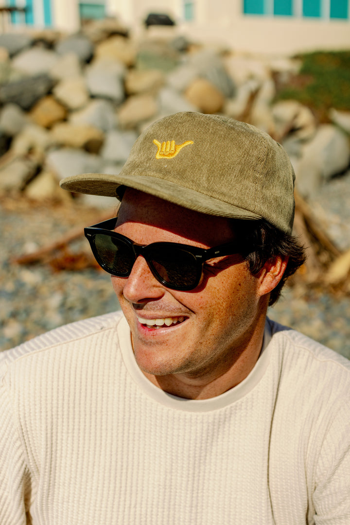 Shaka Cord Cap - Dry Green