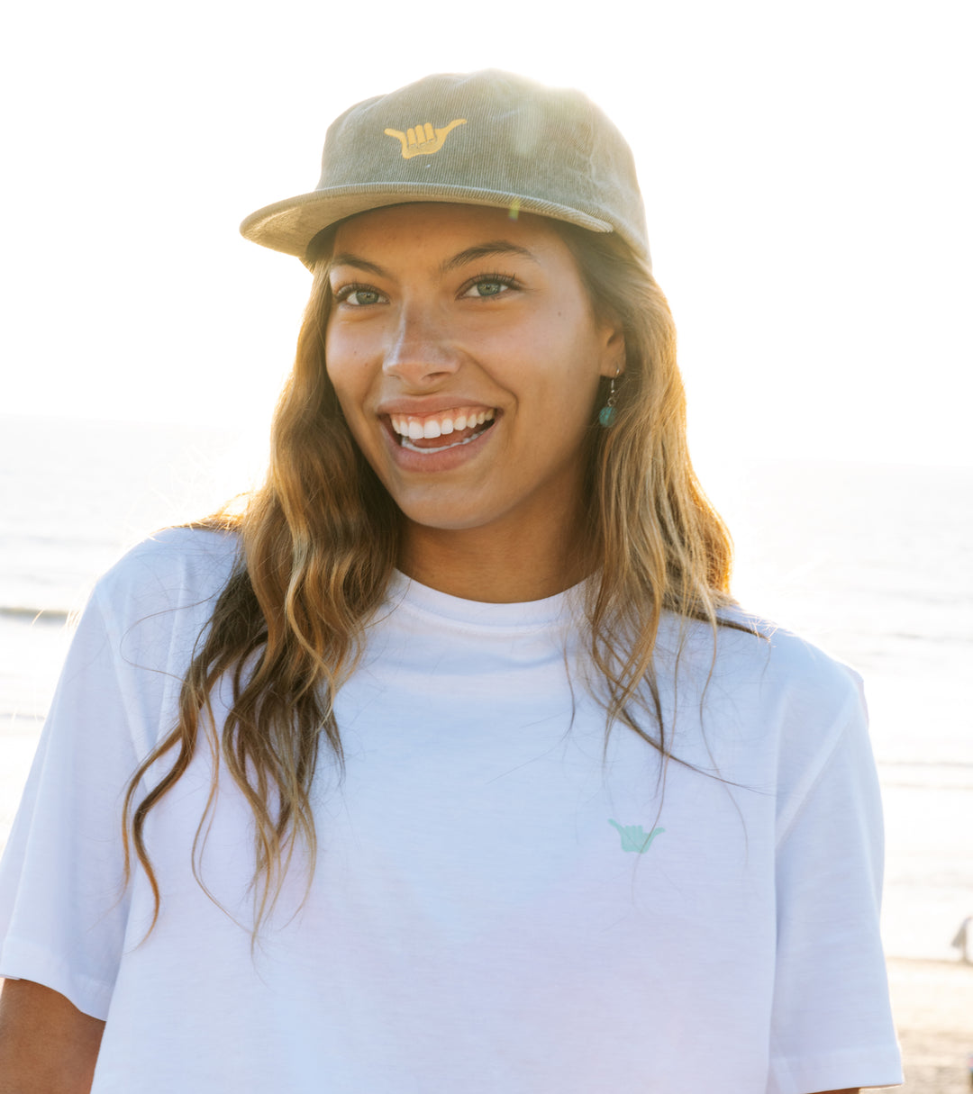 Shaka Cord Cap - Dry Green