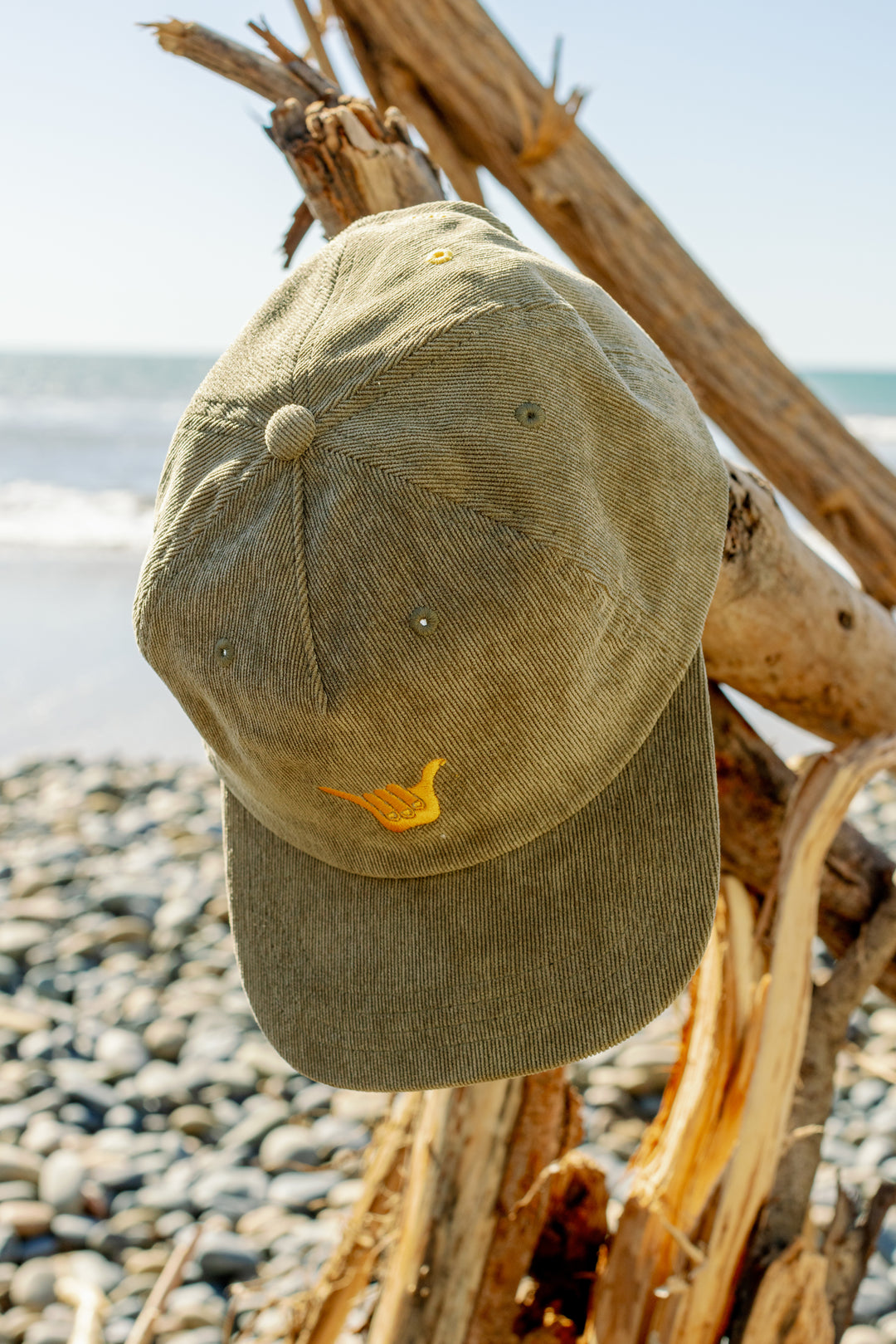 Shaka Cord Cap - Dry Green