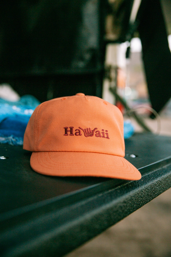 Hawaii Poly Cap - Tangerine - Hang Loose