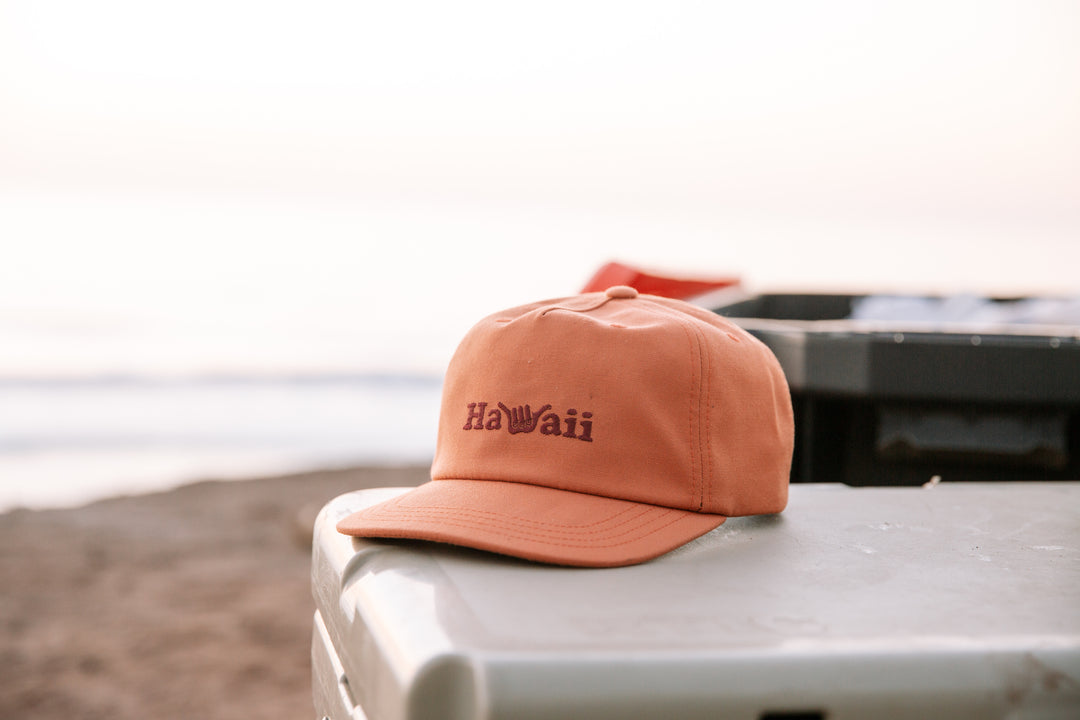 Hawaii Poly Cap - Tangerine - Hang Loose